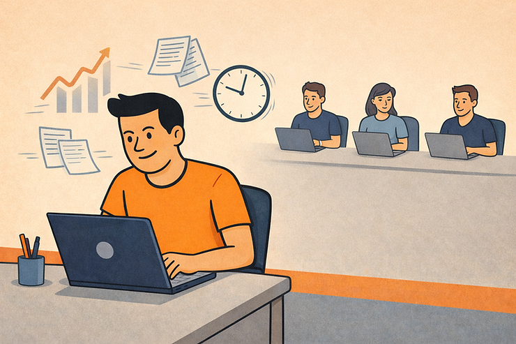 The AI Productivity Paradox: personal efficiency doesn't automatically become team efficiency.